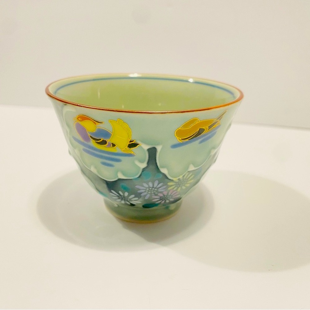 Vintage Arita Hand Painted Ceramic Small Bowl 3” Japan